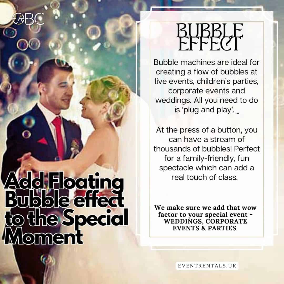 Special Effects to add that magic to your event