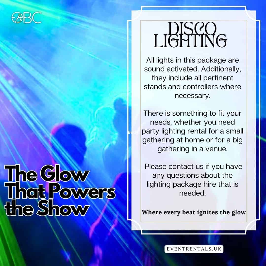 Quality Lighting setup to ensure maximum enjoyable and spectacular experience - disco-light